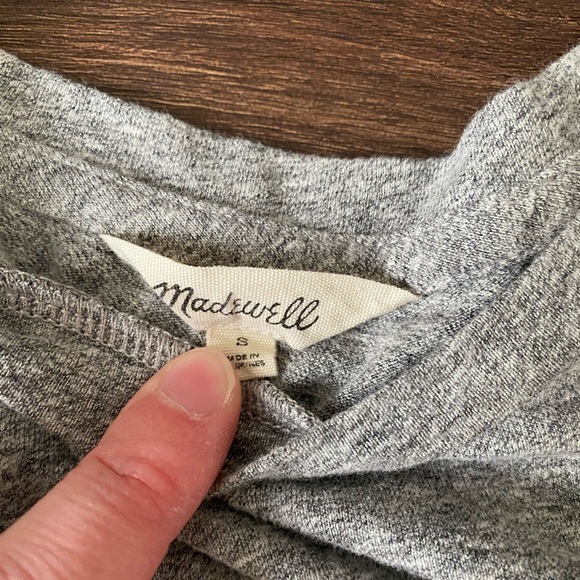 LIKE NEW • Madewell Knotted Tee - Picture 4 of 4